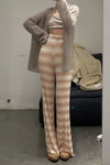 SWAYING/KNIT Seamless Mohair Suit SW211SZ32 Camel PS16